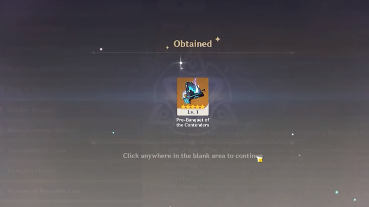 Genshin - Artifact Transmuter - Obtain Artifact