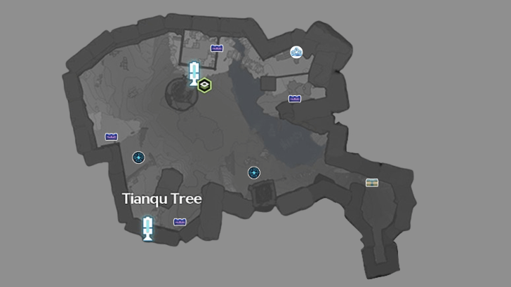 Woodveil Hall Basement 3 Map