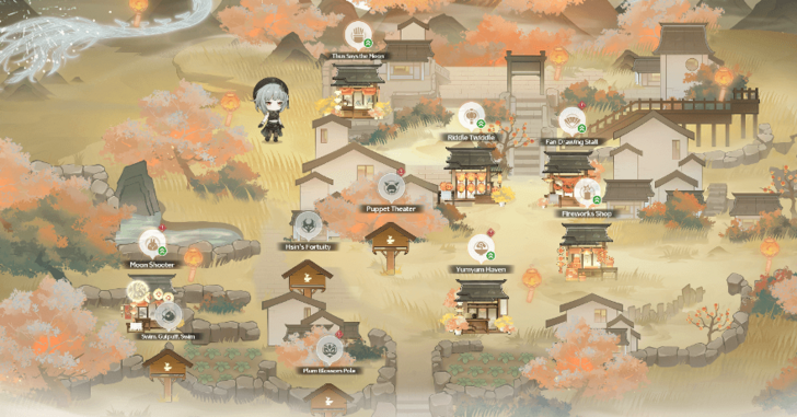 Unlock All Stalls in the Moon-Chasing Festival