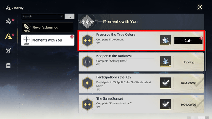 True Colors - Unlocks Preserve the True Colors Trophy