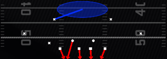 Cover 1 LB Blitz Play