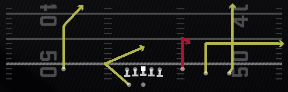 Saints HB Angle Play