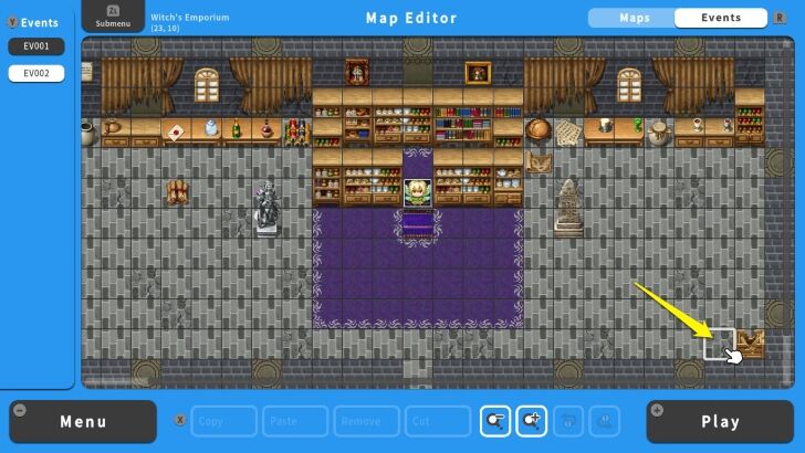 RPG MAKER WITH Treasure Location