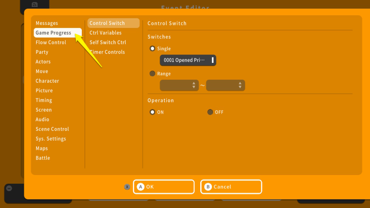 RPG MAKER WITH Game Progress