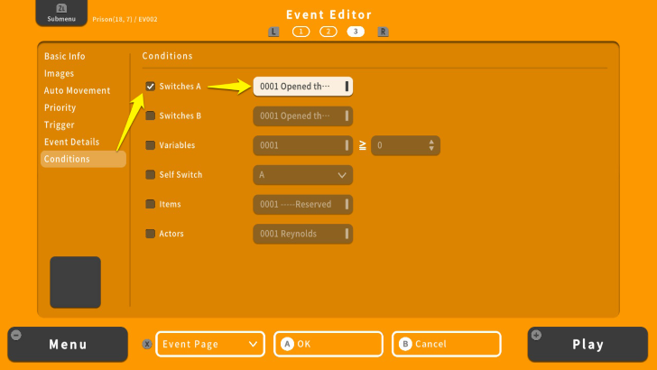 RPG MAKER WITH Switches A