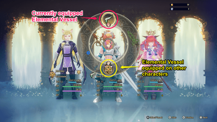 Switching Vessels and Classes