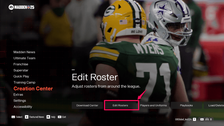 Madden NFL 25 - How to Create Custom Roster Edit Rosters