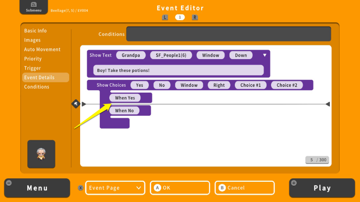 RPG MAKER WITH When Yes
