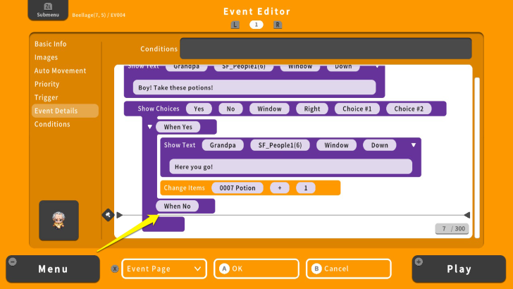 RPG MAKER WITH When No