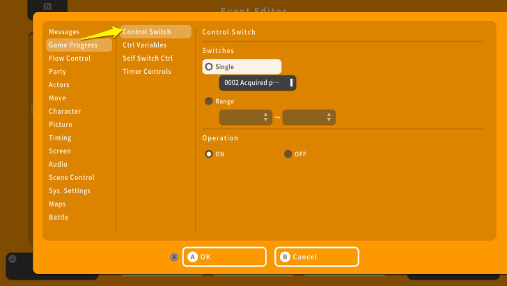 RPG MAKER WITH Game Progress