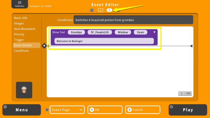 RPG MAKER WITH Second Event