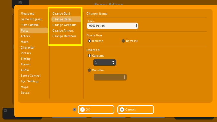 RPG MAKER WITH Other Commands