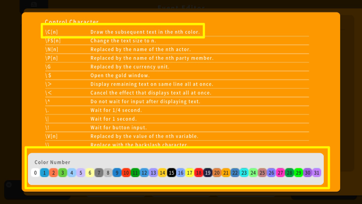 RPG MAKER WITH Change Color