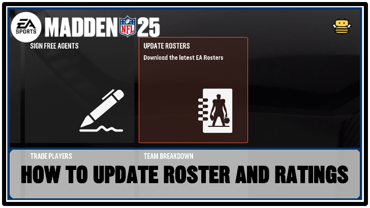 Madden NFL 25 - How to Update Roster and Ratings