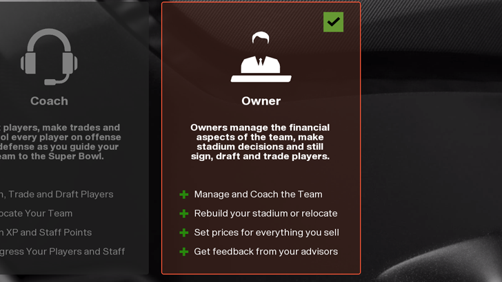 Madden NFL 25 - Owner Role