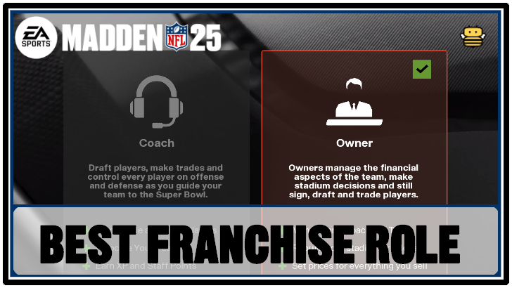 Madden NFL 25 - Best Franchise Role