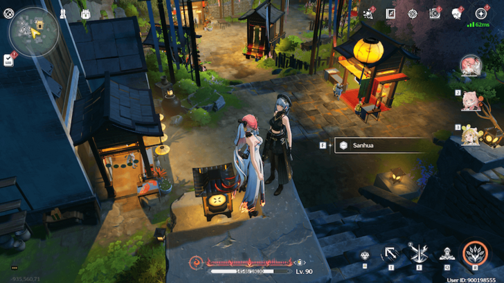 Sanhua Overworld Location