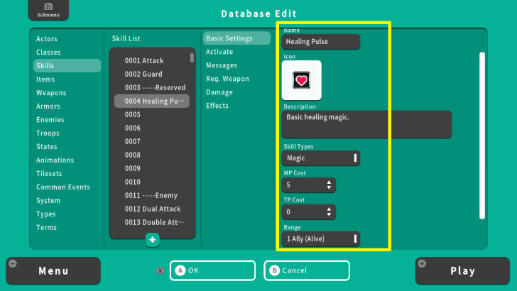 RPG MAKER WITH Basic Setting