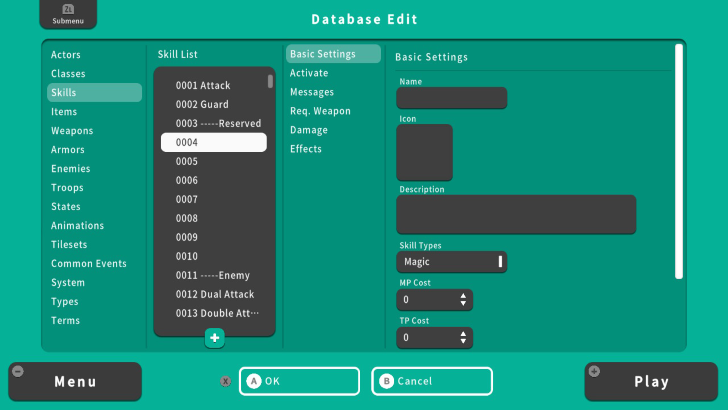 RPG MAKER WITH Edit Skills