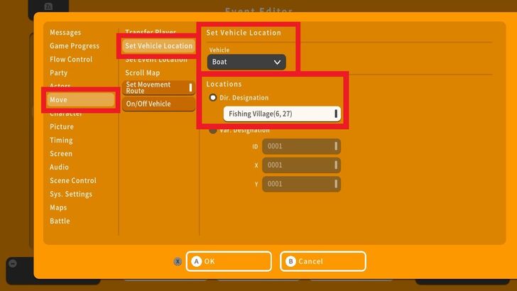 Set Vehicle Location
