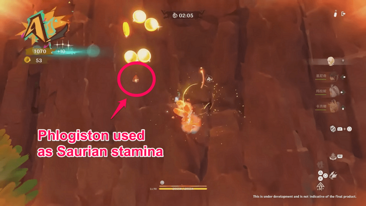 Phlogiston as stamina