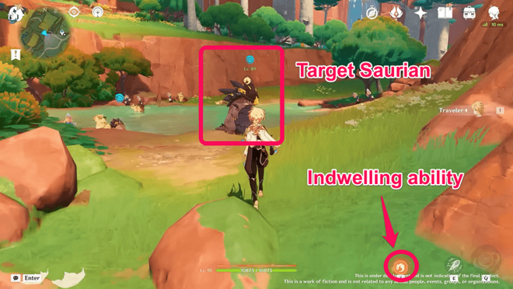 Genshin - Saurian Indwelling mechanic