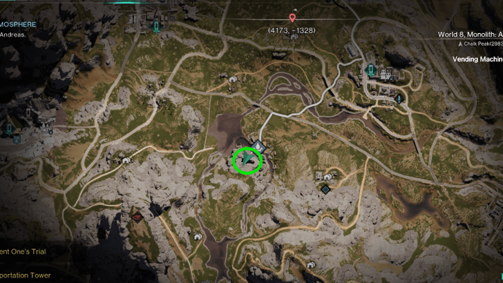 Once Human - Hostile Atmosphere Map Location