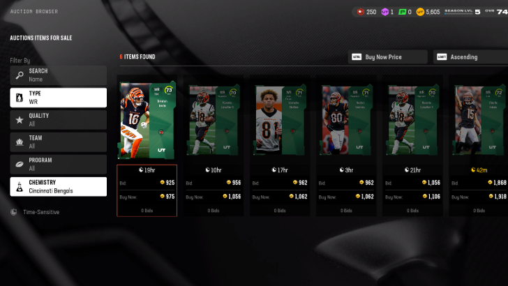 Madden NFL 25 - Theme Team Auction