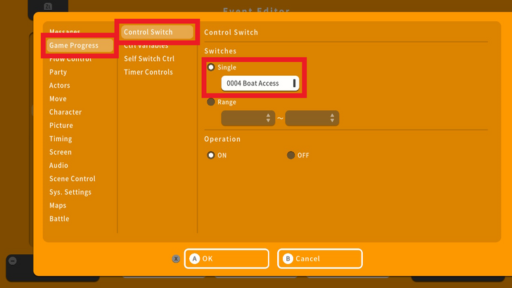 Boat Access Control Switch