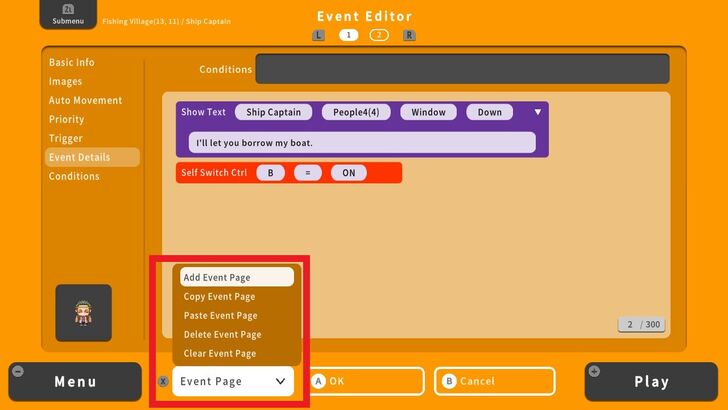 Add Event Page Boat Access