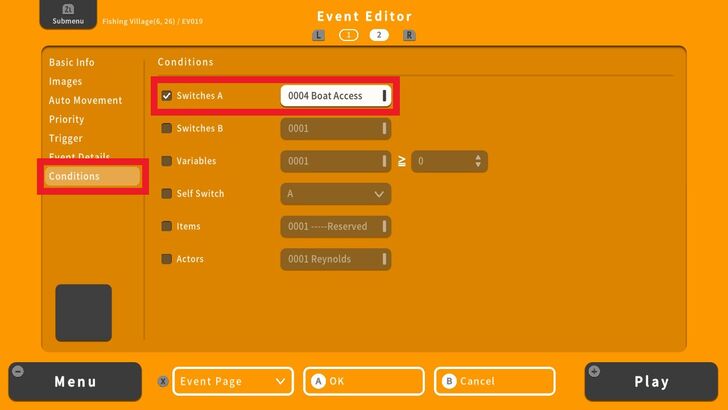 Conditions Boat Access