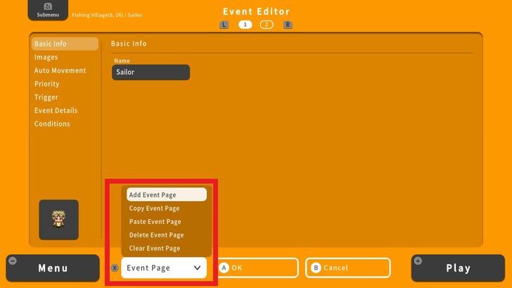 Add Event Page Boat Access Sailor