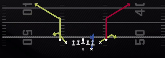 WR Corners Play