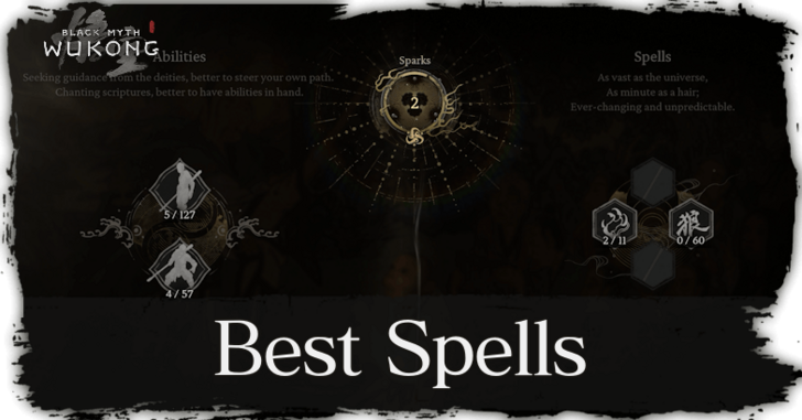 Black Myth Wukong - Best Spells Banner