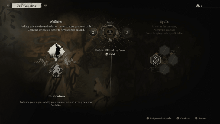 Black Myth Wukong - Respec and Reclaim All Sparks