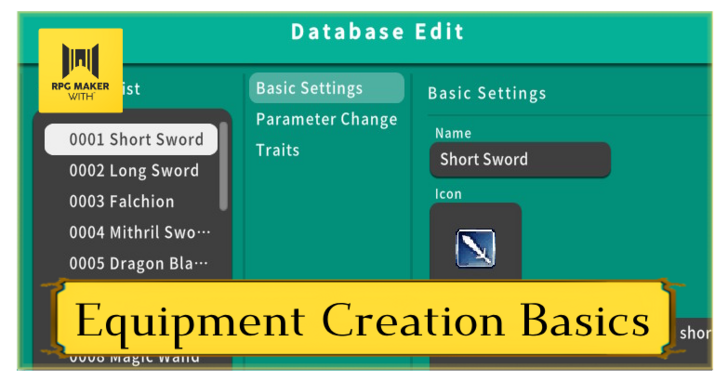 Equipment Creation Basics
