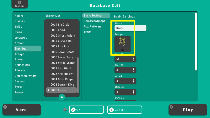RPG MAKER WITH Basic Settings
