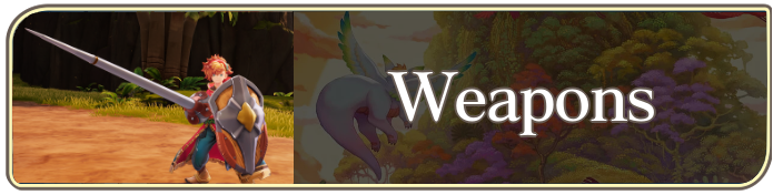 List of Weapons Partial