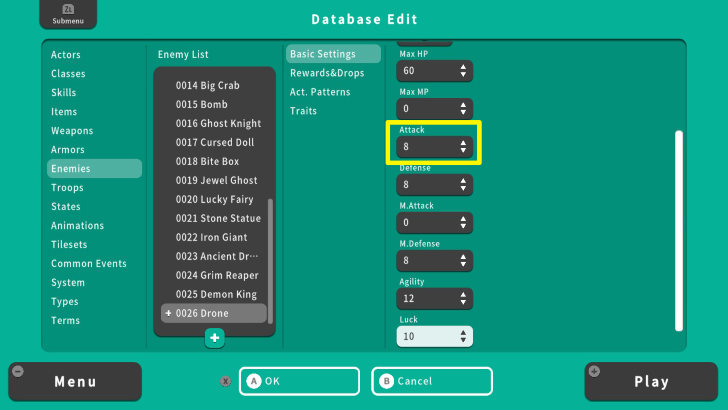 RPG MAKER WITH Attack