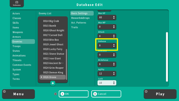RPG MAKER WITH Defense