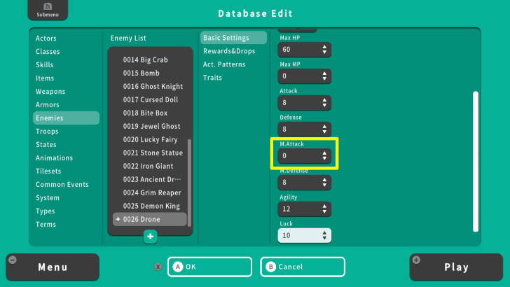 RPG MAKER WITH M. Attack