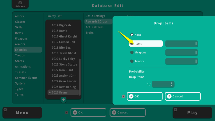 RPG MAKER WITH Items