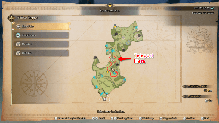 Lost and Found Hairpin Location Direction