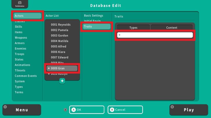 actors assign Element