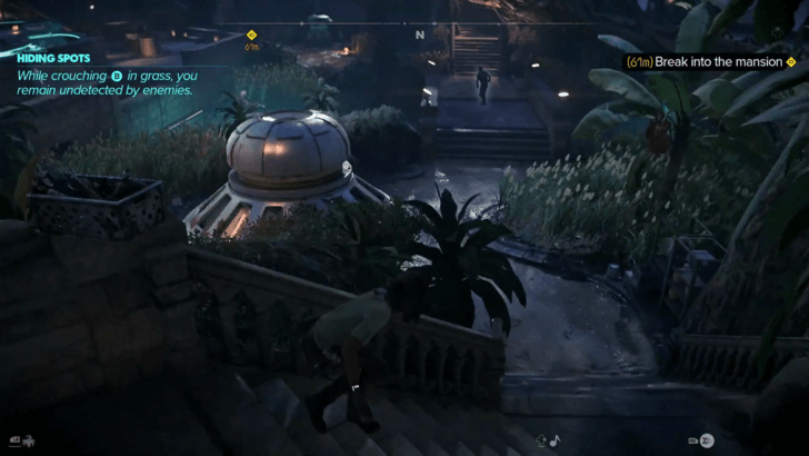 Break Into the Mansion