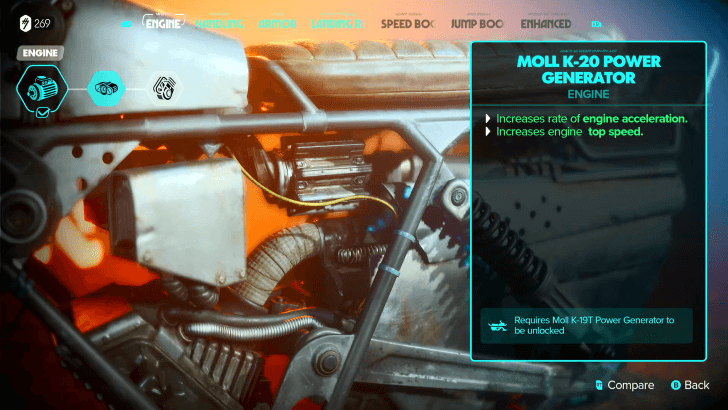 Star Wars Outlaws - Upgrading the Speeder