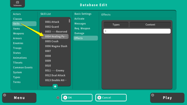 RPG MAKER WITH Skills