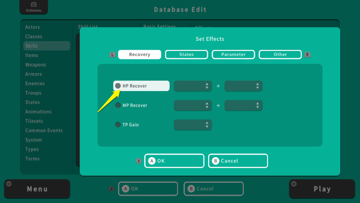 RPG MAKER WITH HP Recover