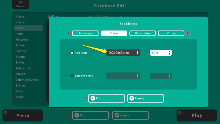 RPG MAKER WITH Skill Confusion