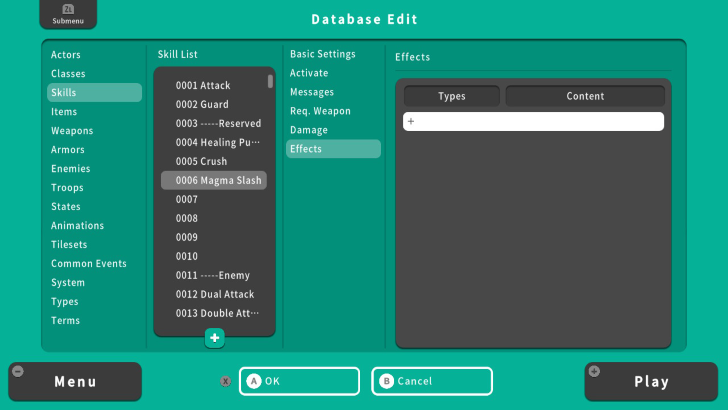 RPG MAKER WITH Skill